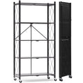DEANIC XL 5-Tier Folding Storage Shelf — 70.7" × 31.5", Single Unit