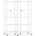 DEANIC XL 70.7" 5-Tier Folding Storage Shelf, 2-Pack — Garage & Vendor Display Shelving